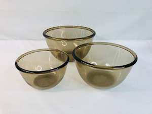 Vintage Arcopi Glass Bowl Set  (18140)