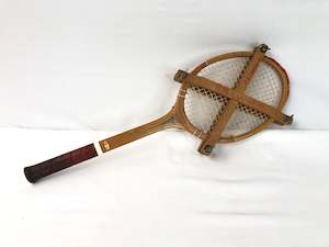 Sports: Slazenger - Vintage Olympic Wooden Tennis Racket (20125)