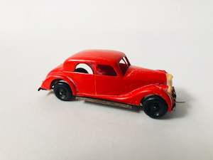 Automotive Material: Very Rare Penguin- Rubberband Drive Wind up Plastic Car -Riley 1 1/2 litre (16066)