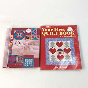 Quilting Books 2 x Celia Eddy & Carol Doak (17361)