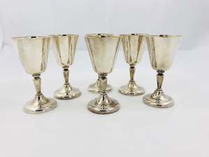 Walker & Hall Goblets x 6 (18546)