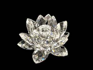 SWAROVSKI Crystal Waterlily Candleholder  (4079)