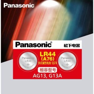 PANASONIC 4 pcs AG13 /357A / LR44 Button Cell Batteries 1.5V NZ Stock