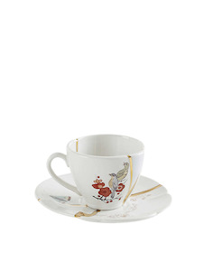 Kintsugi / Coffee Cup With Saucer / Design 2