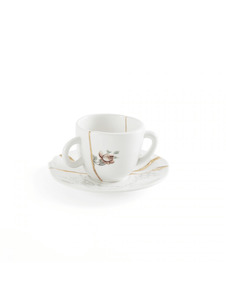 Kintsugi / Coffee Cup With Saucer / Design 1