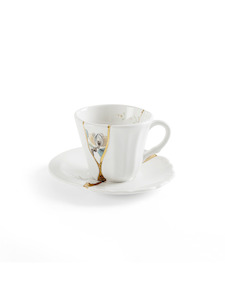 Kintsugi / Coffee Cup With Saucer / Design 3