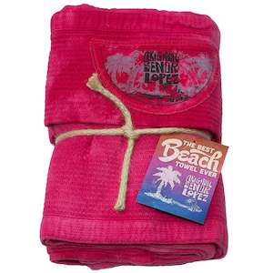 BEACH TOWEL - CHERRY