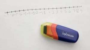 Legi Liner Number line Rolling Stamp