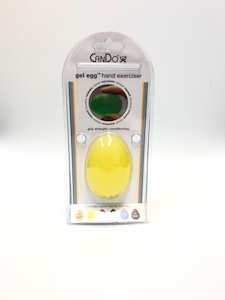 Egg-Shaped Gel Ball Extra Soft (Yellow)