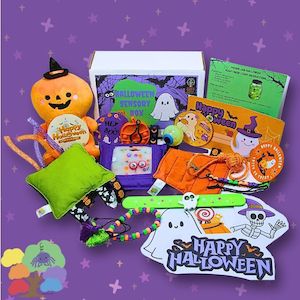 Internet only: Sensory Boxes - Halloween Sensory Box - Sensory Tree