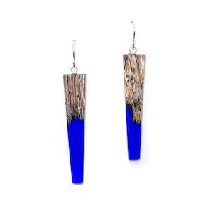 Jewellery: Pohutukawa Royal Blue Earrings