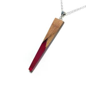 Jewellery: Mānuka Red Minimal