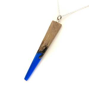 Jewellery: Mānuka Deep Blue Minimal