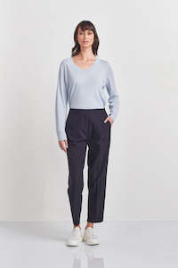 Womenswear: Verge Network Sweater - Bluebell