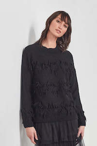 Womenswear: Verge Kick Sweater - Black