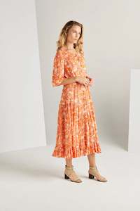 Daisy Dress, Tangerine