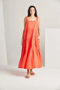 Paige Dress, Tangerine