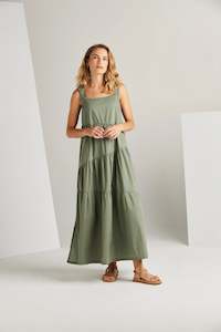 Paige Dress, Sage