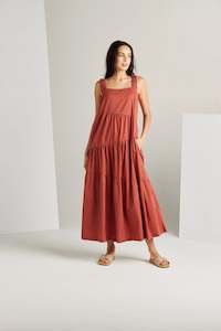 Paige Dress, Nutmeg