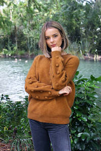 Womenswear: Lothlorian - Possum Merino Bobble Sleeve Jumper