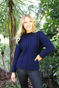 Womenswear: Lothlorian - Possum Merino Groove Jumper