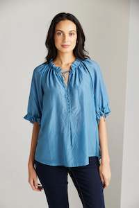 Lara Top, Teal