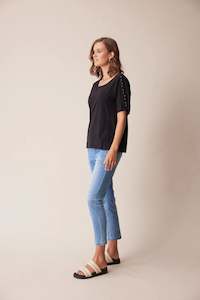 Womenswear: Anchor Top, Black