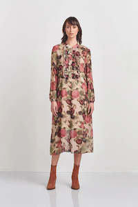 Verge Rosewood Dress - Print