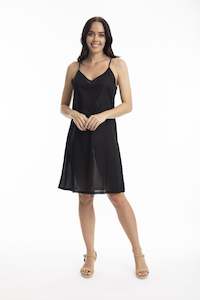 Womenswear: Long Slip, Black