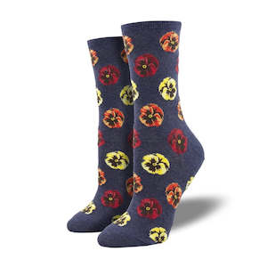 Womenswear: Sock Smith - Pansies Socks