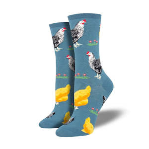 Womenswear: Sock Smith - Bock Bock Blue Socks