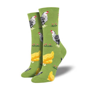 Womenswear: Sock Smith - Bock Bock Green Socks