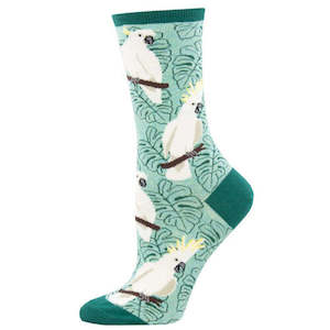 Womenswear: Sock Smith - Cockatoo Green Socks