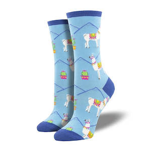 Womenswear: Sock Smith - Como Se Llama Blue Socks