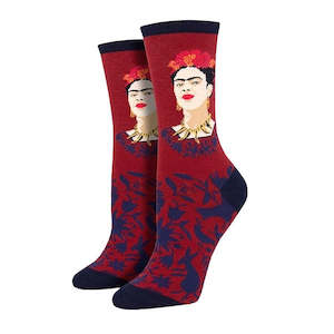 Sock Smith - Frida Kahlo Fearless Red Socks