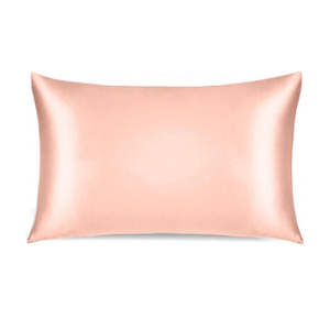 EcoLuxe Living Rose Gold Silk Pillowcase - Standard Size - Envelope