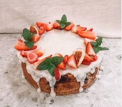 Vegan Strawberry Cake