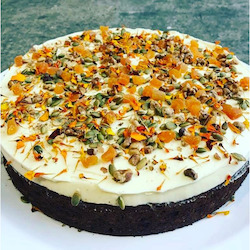 Carrot & pineapple cake