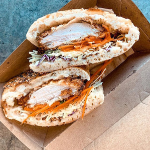 Daily Lunches: Chicken schnitzel Sandwich