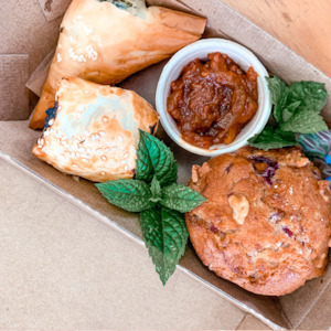 Individually boxed morning tea