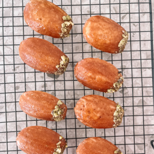 Christmas Morning Afternoon Tea Menu: Orange & Honey Madeleines