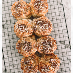 Christmas Morning Afternoon Tea Menu: Feta Chive & Za'atar Scones