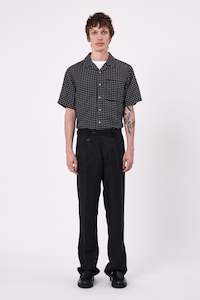 Clothing: Cave Relaxed Wool Pant - Black