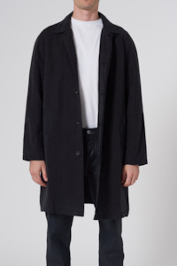 Turner Coat Linen Blend - Black