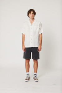 Clothing: Bowler Seersucker Shirt - Vintage White