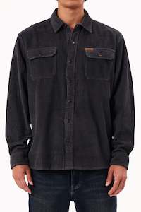 Clothing: Trailer Fat Cord Shirt - Black