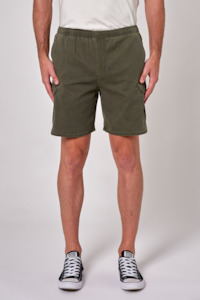 Clothing: Tradie Cargo Short - Faded Army