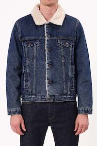 Denim Sherpa Sunset - Dark Indigo