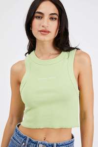 A Heather Singlet - Faded Fluro