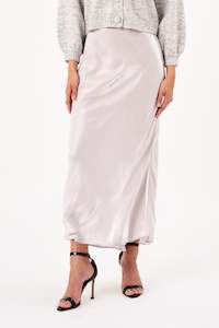 Clothing: Slip Skirt Pearl - Silver